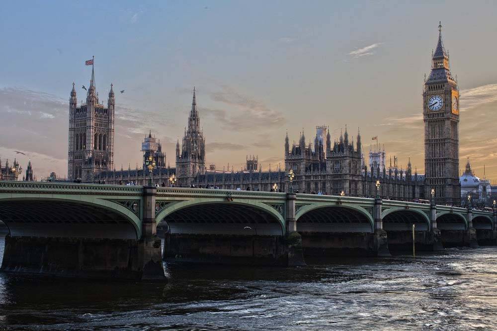 Atrakcje Londynu Big Ben i Pałac Westminsterski