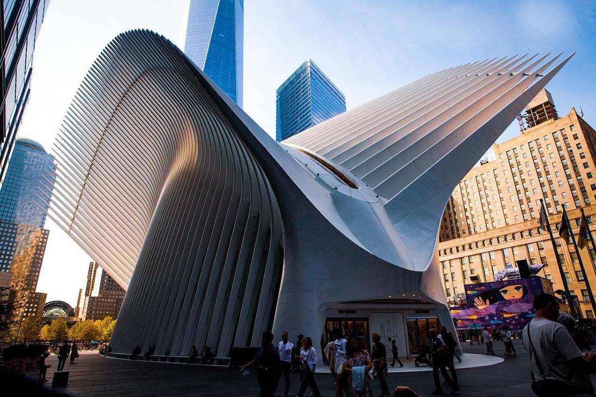 Popularne centrum handlowe w Nowym Jorku - Oculus