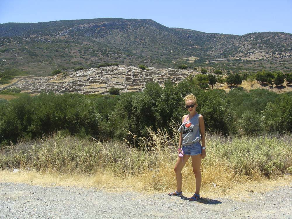Grecja Kreta zabytkowe ruiny jako atrakcja dla turystów
