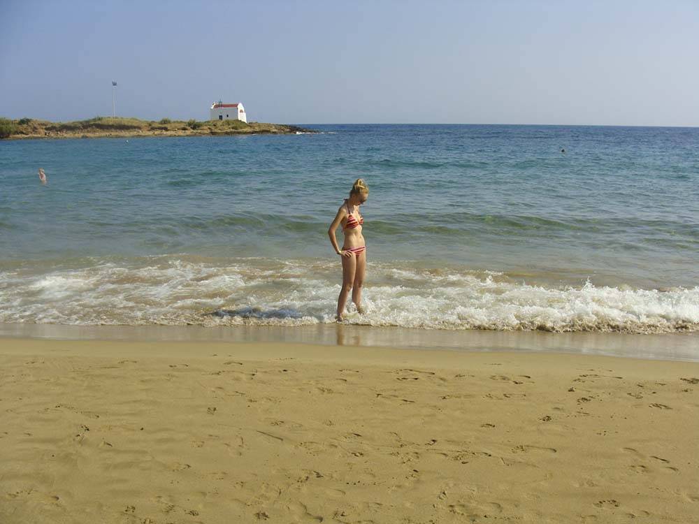 Plaża Malia Kreta Grecja wakacje
