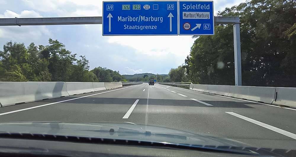 Winieta Austria autostrady