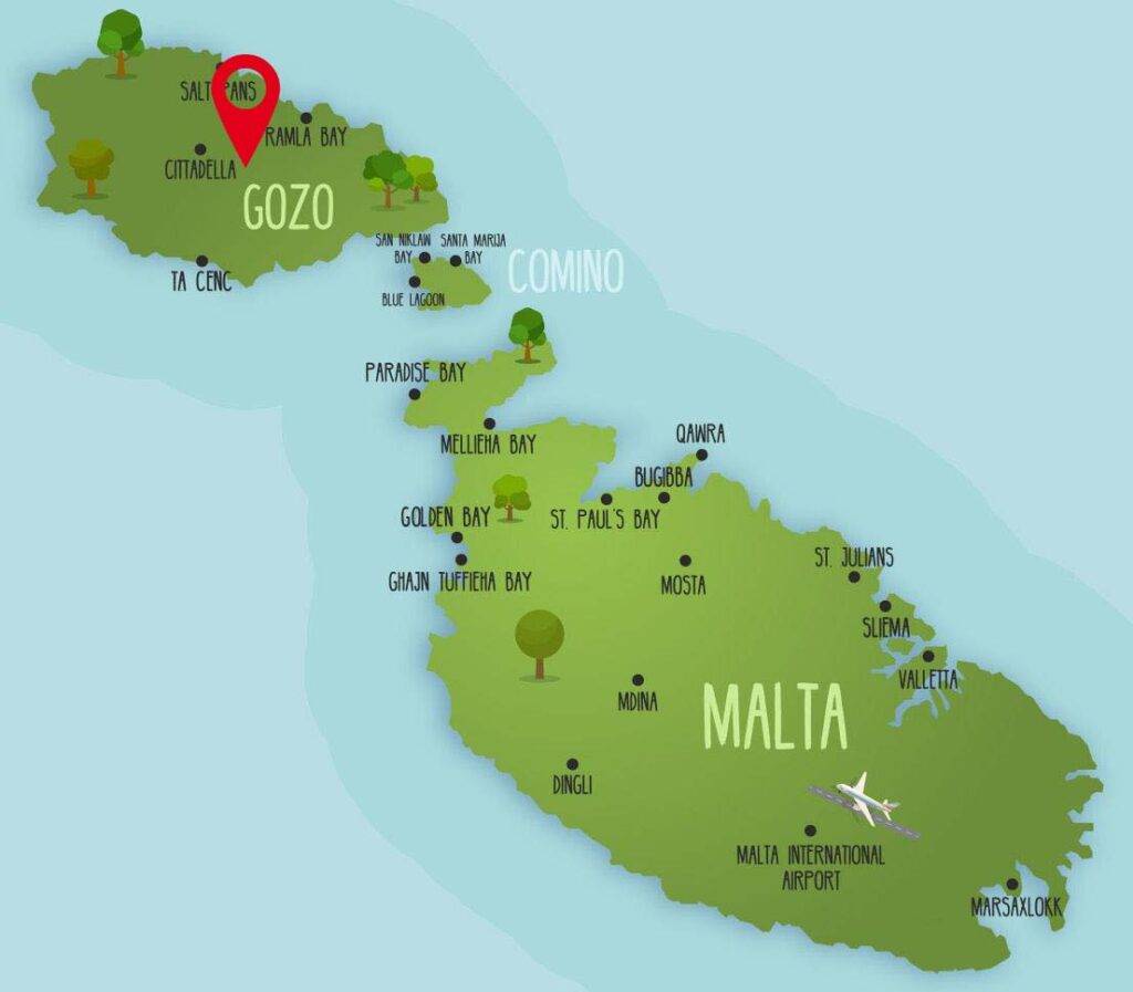 Malta wyspa Gozo, gdzie się zatrzymać na Malcie?