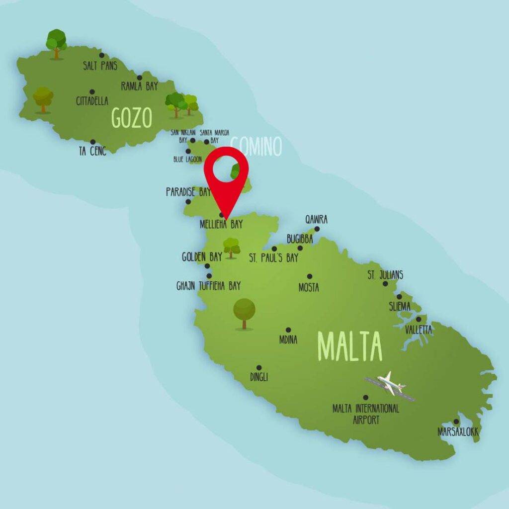 Mellieha Malta gdzie się zatrzymać?