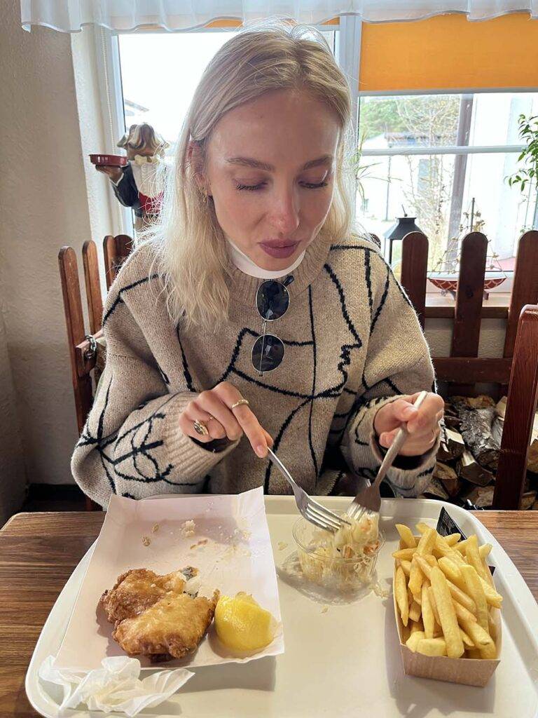 Polskie morze smaczne jedzenie w restauracjach