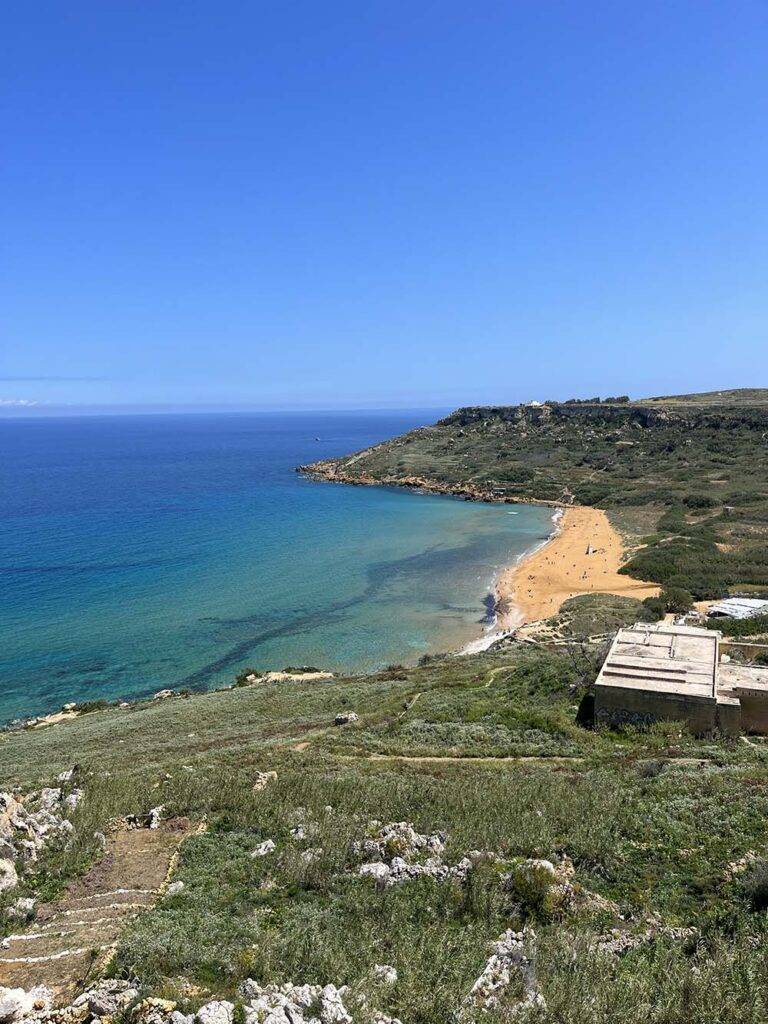 Plaża Ramla na Gozo blog podróżniczy