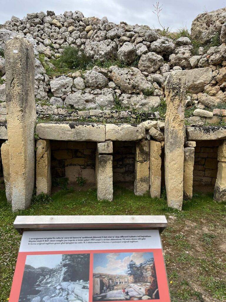 Strefa archeologiczna na Malcie wyspa Gozo