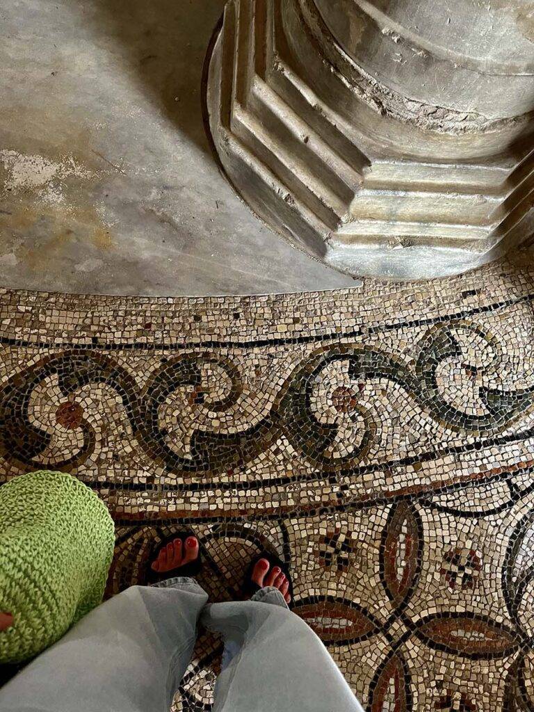 Mozaiki z V wieku w kościele świętego Witalisa Ravenna atrakcje blog podróżniczy