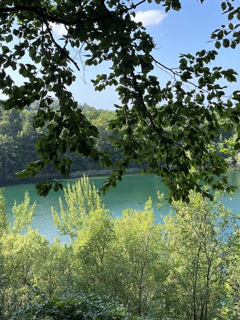 Jezioro Turkusowe Międzyzdroje atrakcje turystyczne miasta na blogu podróżniczym