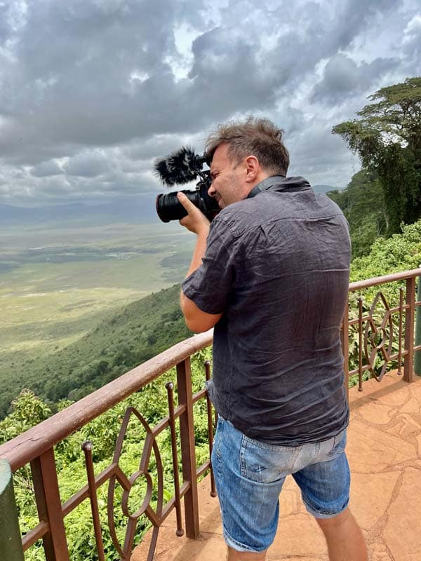 Krater Ngorongoro widok z góry